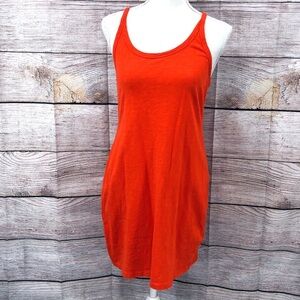 J. Crew Orange Sleeveless Dress